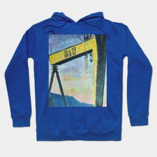 Samson and Goliath, Belfast, cranes Hoodie